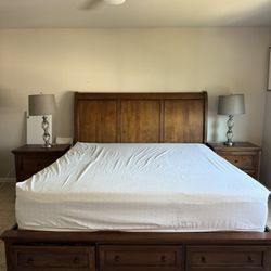  3 drawers storage king size costco bed