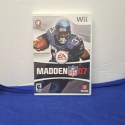 Madden NFL 07 For Nintendo Wii No Manual 