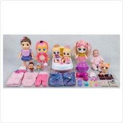​Huge Baby Doll & Nursery Playset Lot – Baby Alive, Cry Babies, Kindi Kids, Outfits & Accessories