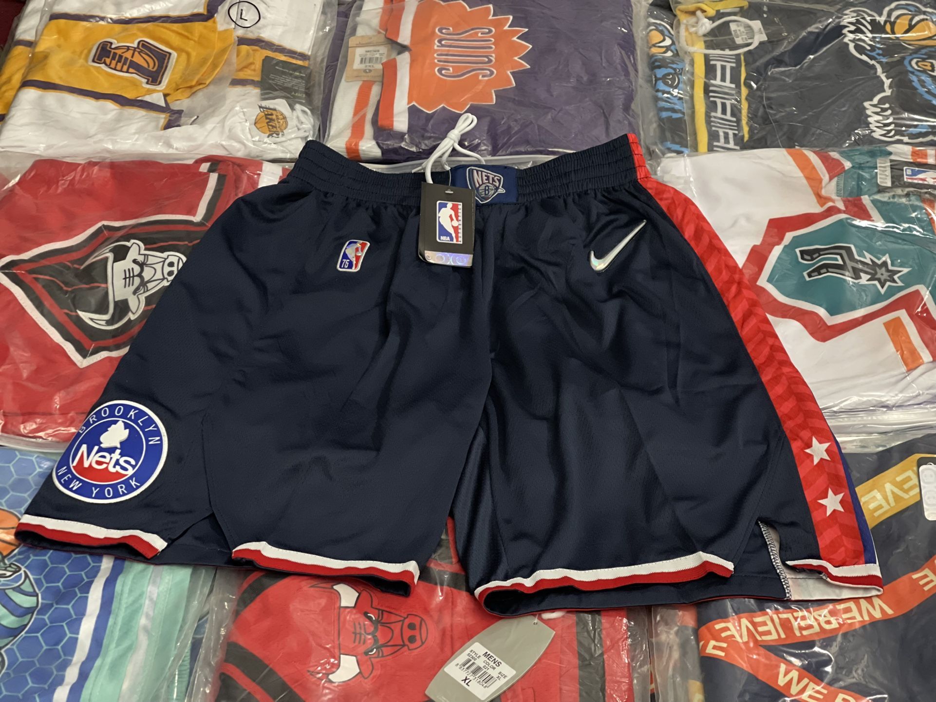 Brooklyn Nets shorts,New Products : American Fashion Style Bags On Sale