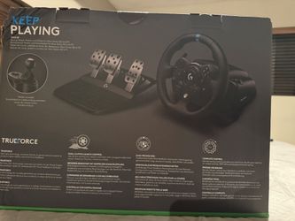 Logitech G923 Racing Wheel and Pedals, TRUEFORCE Force
