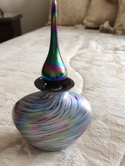 Glass blown bottle