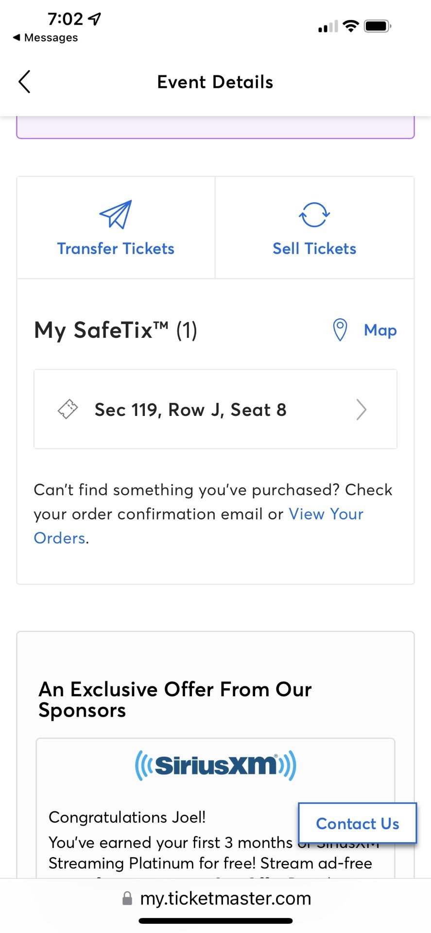 Scorpions Ticket Oct 15th