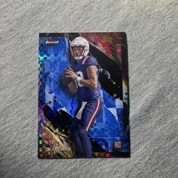 2024 Topps Finest Drake Maye Checkerboard Xfractor Rookie Card sp/75