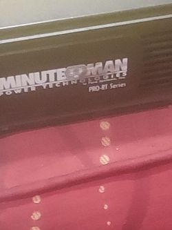 Minuteman power technology pro rt series power station