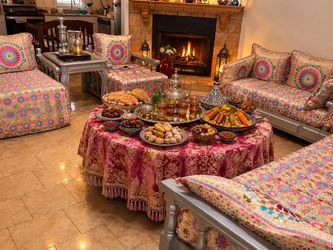 ✨🇲🇦 Elegant Handmade Traditional Moroccan Salon – Opening Showcase 🇲🇦