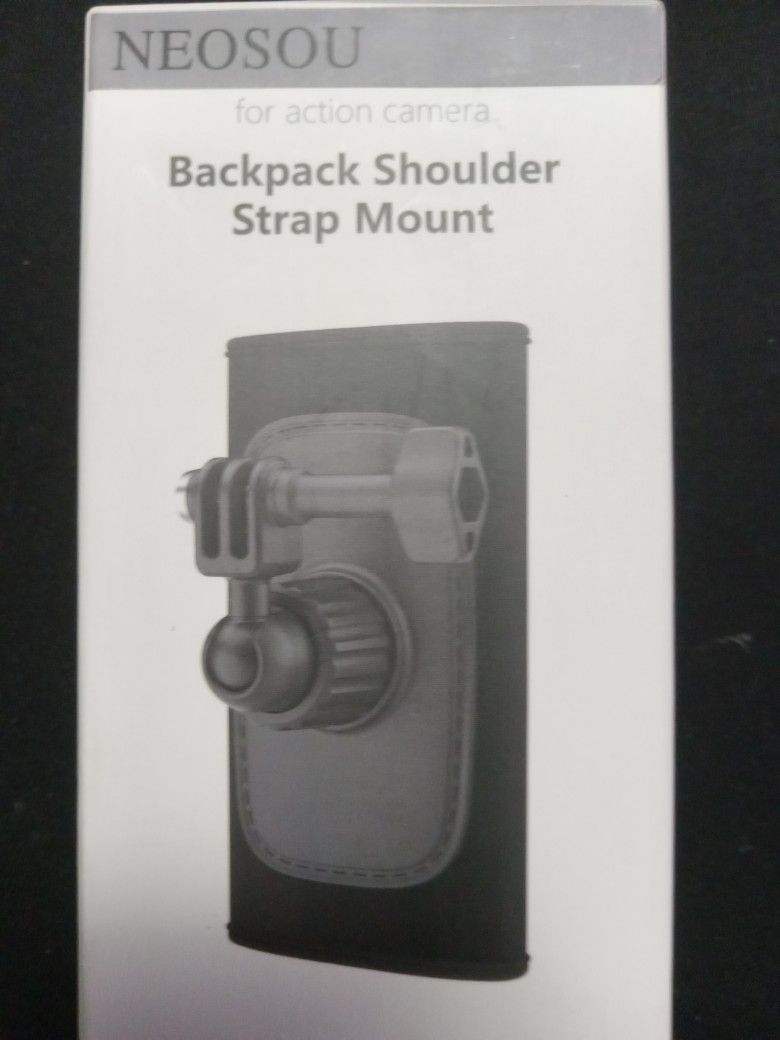 NEOSOU for Action Camera Backpack Shoulder Strap Mount (Brand New)