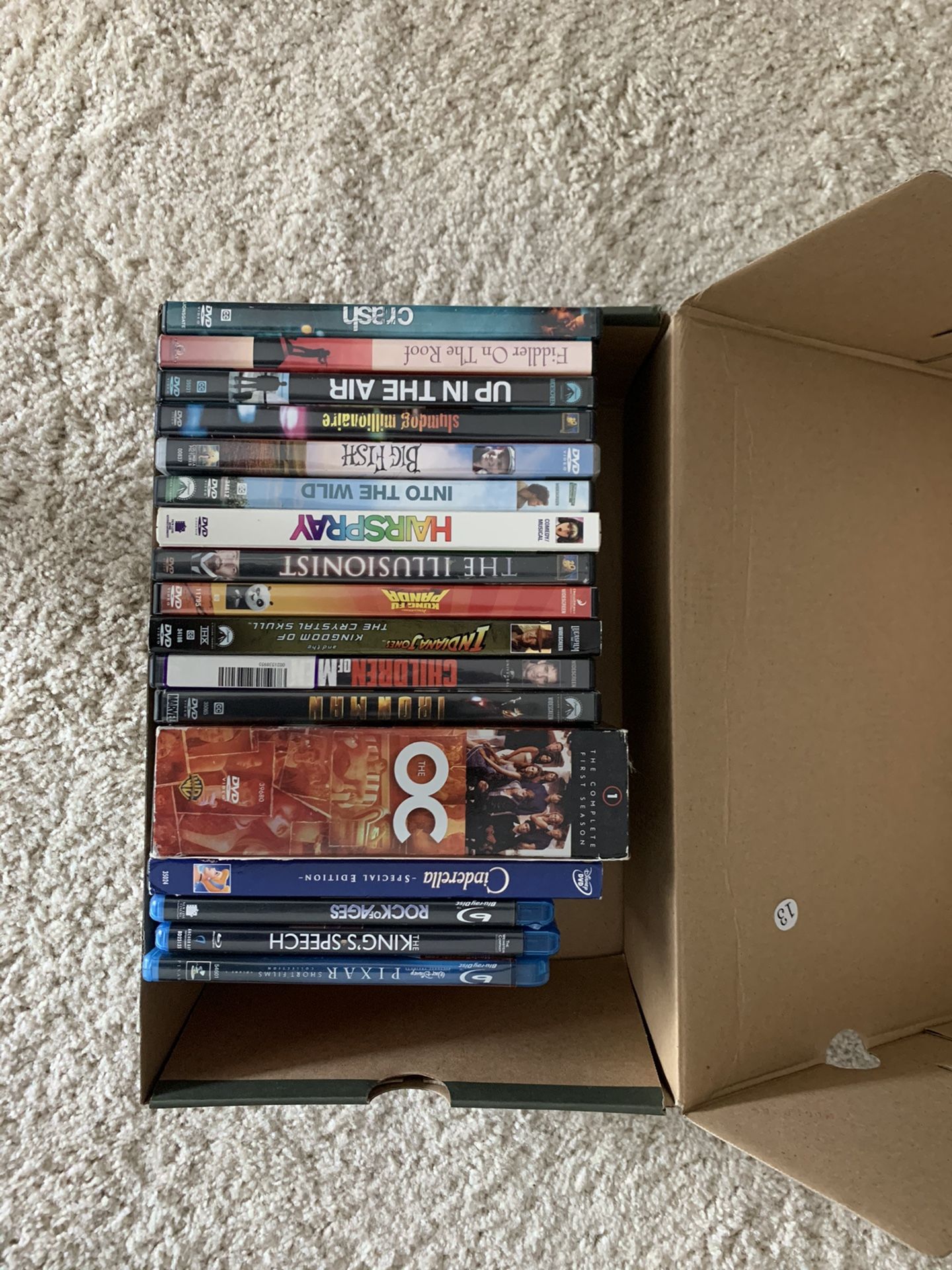 DVDs and Blue Rays