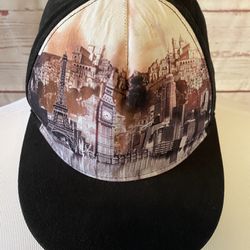 Paris, London Hat Mesh Baseball Cap Snapback Adjustable Hip Hop Flat Unisex
