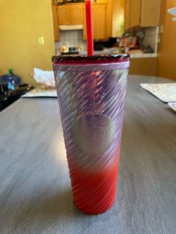 Starbucks Iridescent Swirl Cold Cup Tumbler