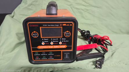 12V 24V Car Battery Charger Heavy Duty, 0- 15A Automatic Battery Maintainer with Auto