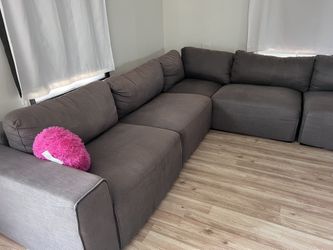 Sectional Gray Living room Sofa