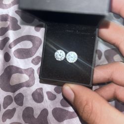 moissanite earrings