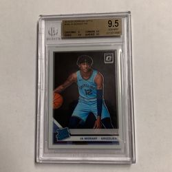Ja Morant Graded Rookie Donruss Optic BGS 9.5!!
