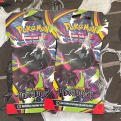 Pokemon Cards Pitch Black Booster Sleeves