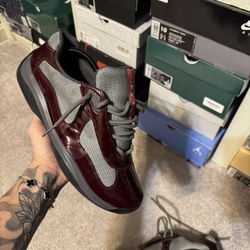 Prada America’s Cup ‘Burgundy Grey’