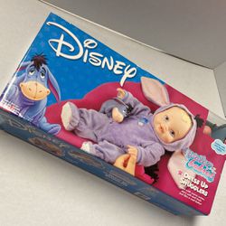 Brand New In Box Disney Eeyore Dress Up Snugglers Water Baby