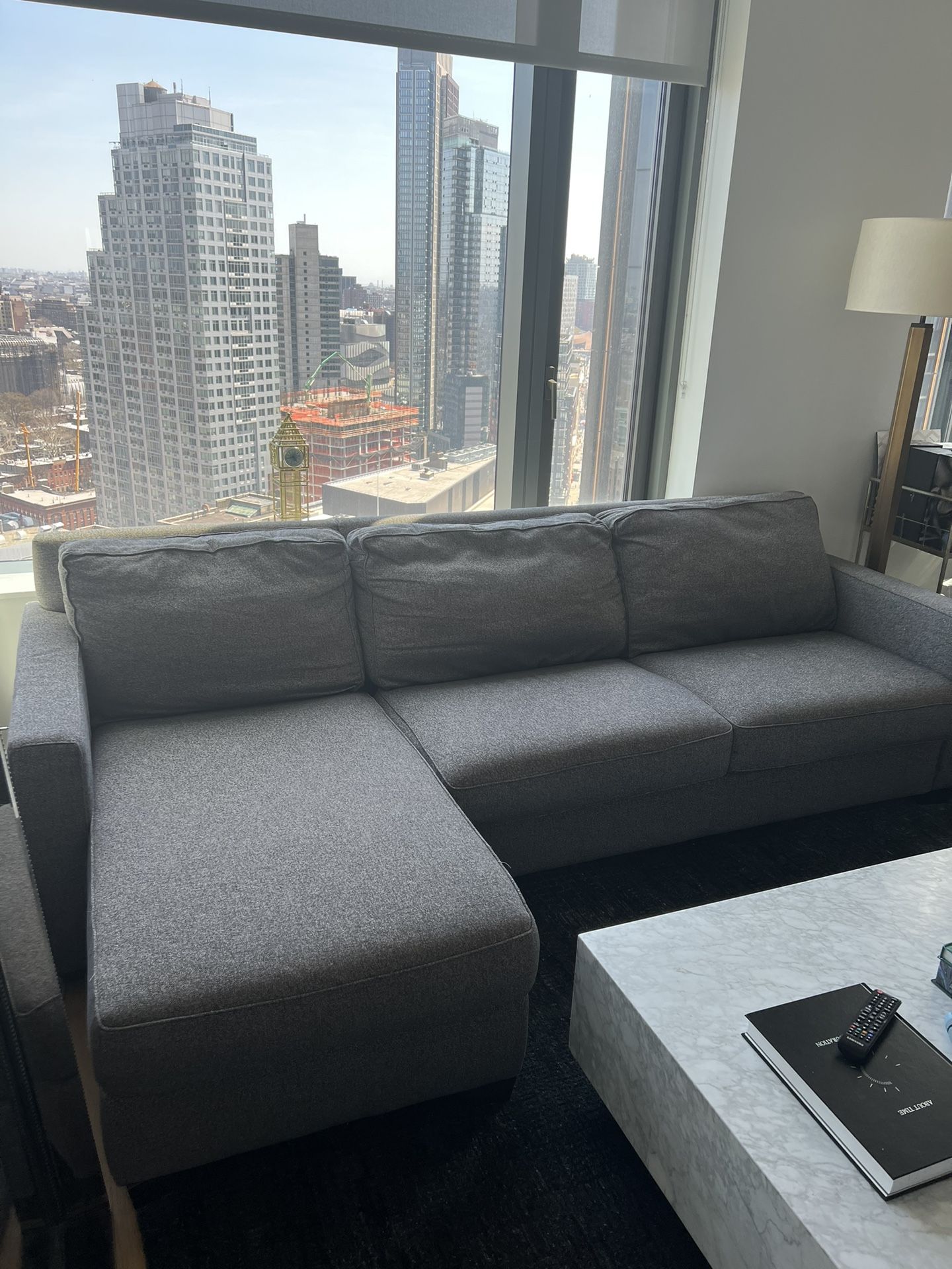 West Elm Henry Left Arm Storage Chaise, Right Arm Sleeper Sofa