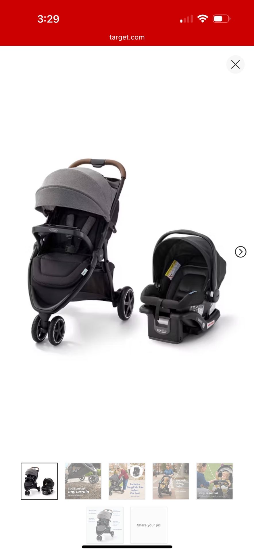 Babay Stroller Set/Travel System 