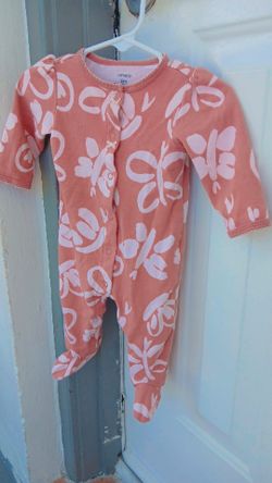 Carter's Baby Girl Footed Sleeper 6M