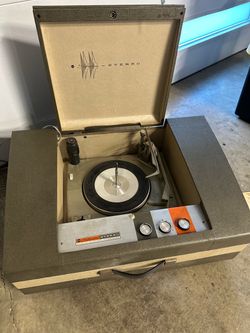 Vintage 1963 Sears Silvertone Stereo Record Player – Model 3272A