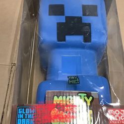 New in box MINECRAFT MIGHTY MEGA SQUEEZE GLOW IN THE DARK TOY
