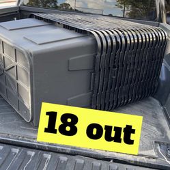 27 gallons Storage Containers $11 Each 