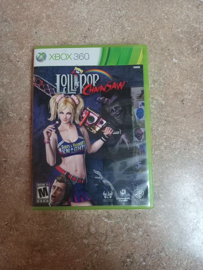 Xbox 360 Lollipop Chainsaw Game