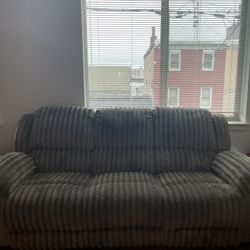 Corduroy Sofa And Love Seat Recliner 