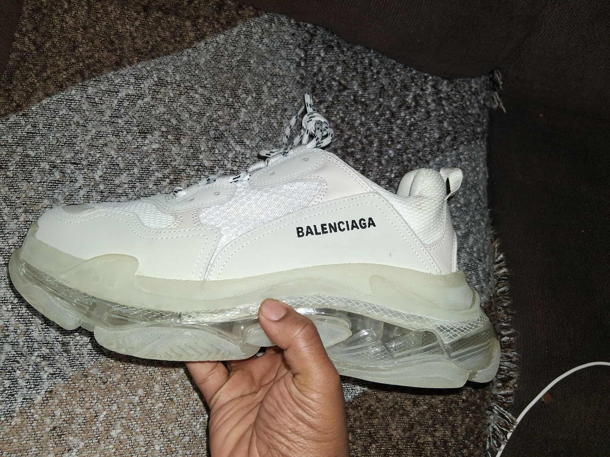 Balenciaga’s Triple s white