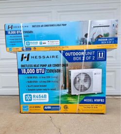 18,000 BTU WiFi 1.5-Ton Ductless Mini Split Air Conditioner, Heat Pump, Variable Speed