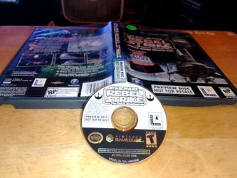 Nintendo GameCube Game Star ✨ Wars Rebel Strike Rogue Squadron III Limited Edition Preview Dise Preview Disc Not 🚫 For Resale RP
