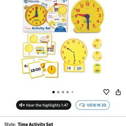 Learning Resources Time Activity Set 