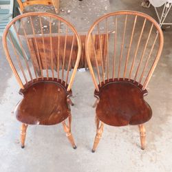 Antique Wooden Chairs Carpentry Vintage