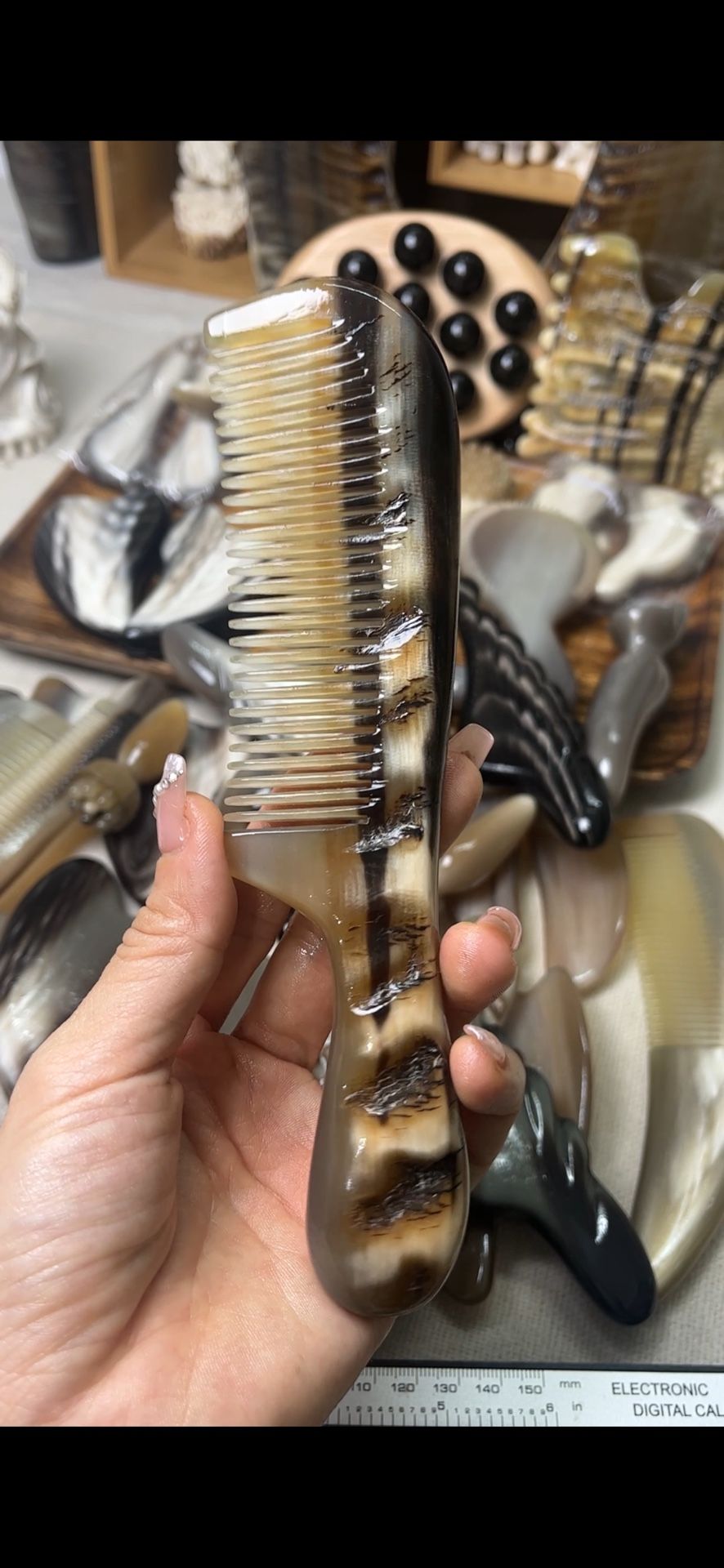 Ox Horn Massage Comb