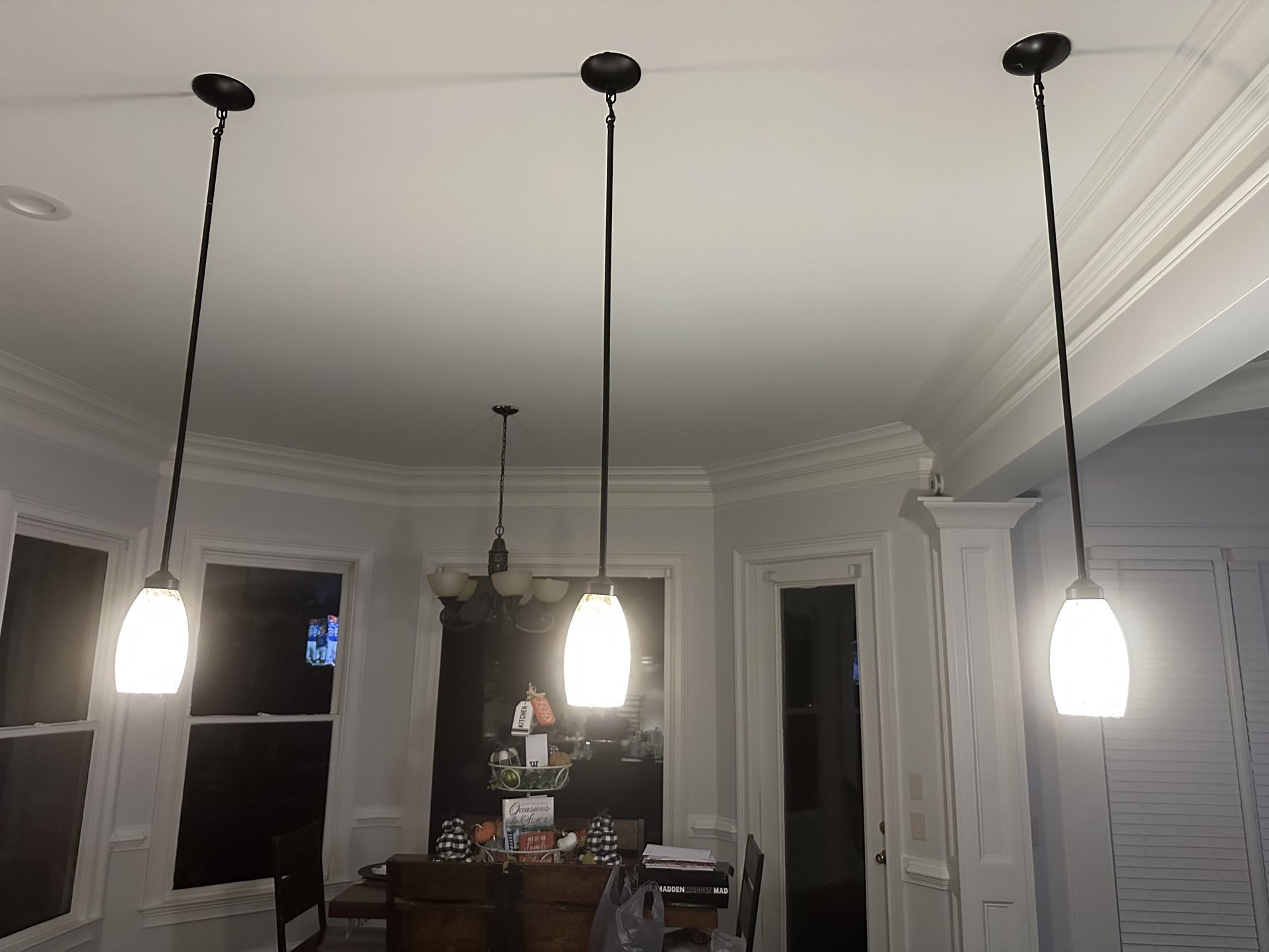 Chandelier And Dome Lights 