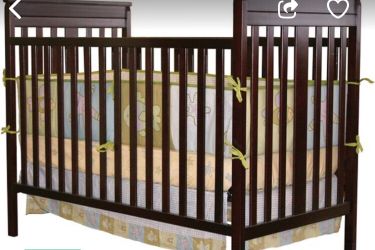 Convertible crib to toddler bed