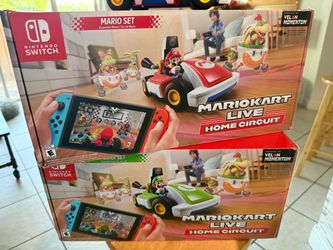 Two Nintendo 2020 Newest Mario Kart Live Home Circuit