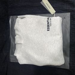 White Essential Hoodie