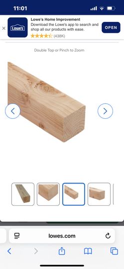 4 By 4 1.25 Per Foot