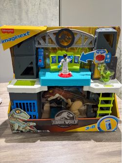 New Imaginext  Jurassic World Scan & Glow Dino Playset with Lights Sounds & Dinosaur Toys