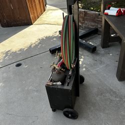 Oxygen Acetylene Cutting Brazing Kit With Cart