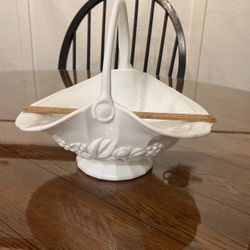 Vintage MilkGlass Fruit Bowl