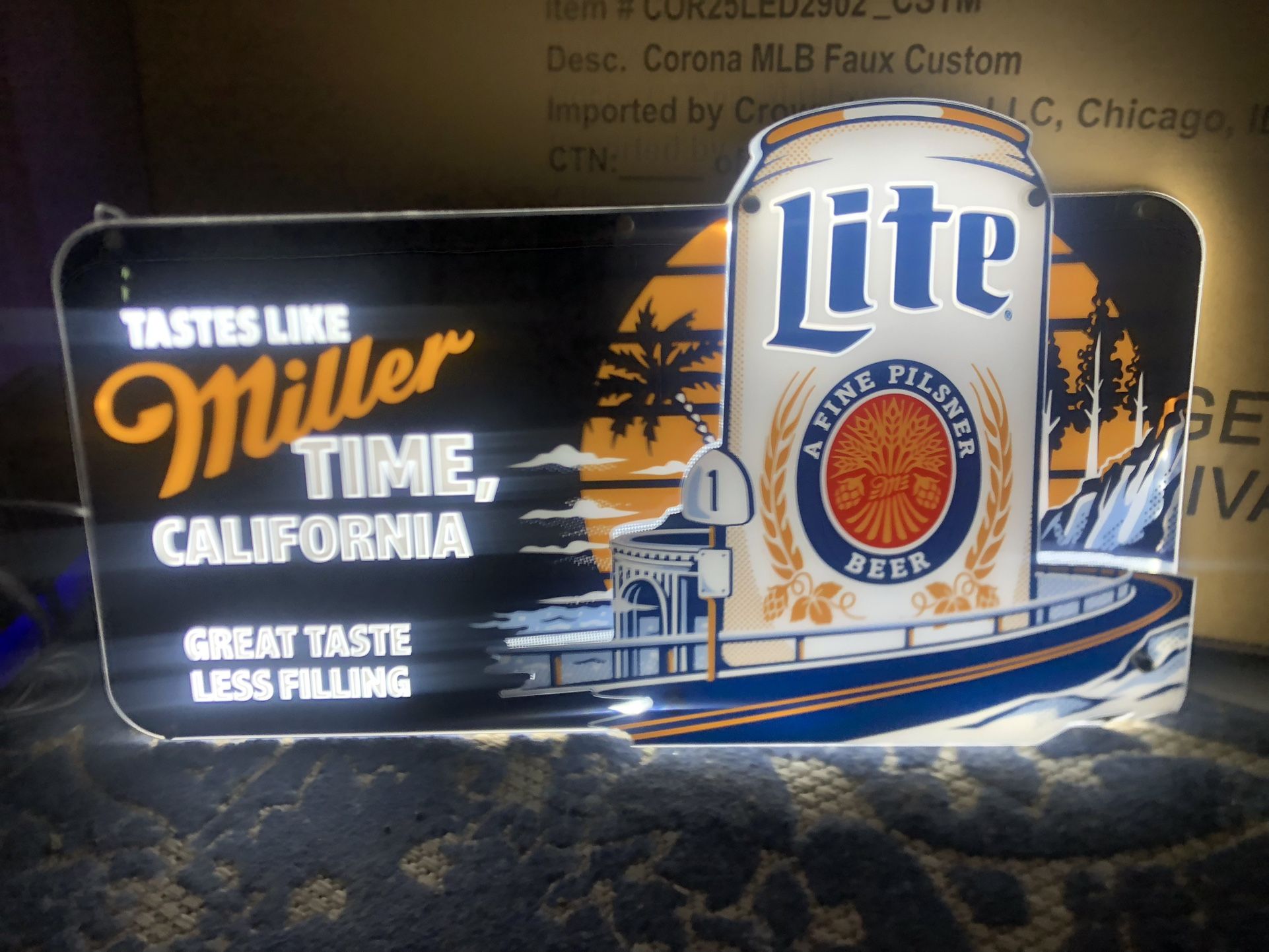 Miller Lite PCH 1 Highway Led Light