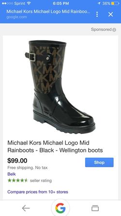 Michael kors rain boots