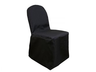 250 Black Banquet Chair Covers