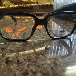 Adidas Originals Men's Shiny Black Square Eyeglass Frames - OR5005 001 55