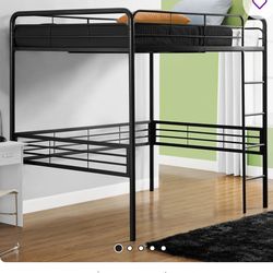 Kids Full Loft Bed Silver Brand New