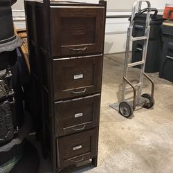 Antique Oak Filing Cabinet