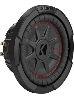 KICKER 48CWRT82 CompRT 8" Subwoofer, DVC, 2-ohm